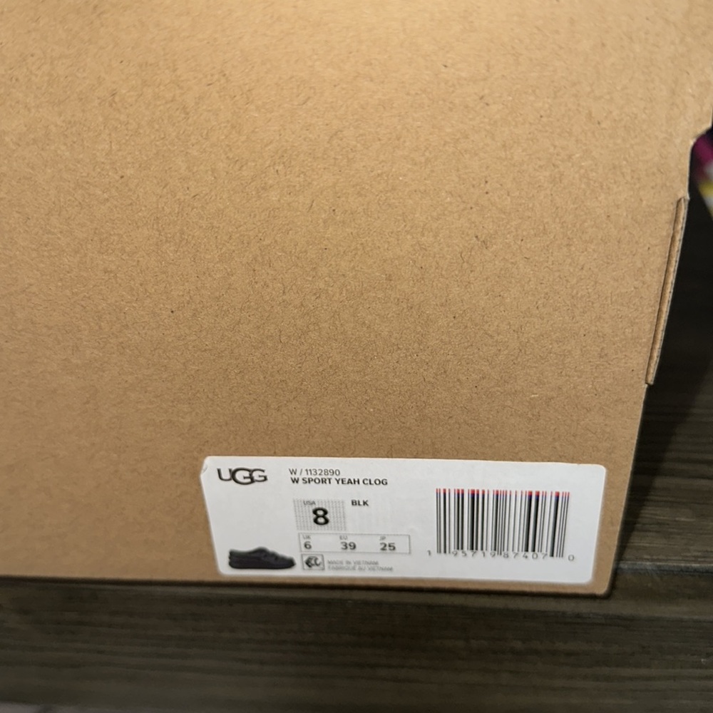 COPY - Women’s UGG SPORT YEAH CLOG BLACK #8 - Picture 5 of 5
